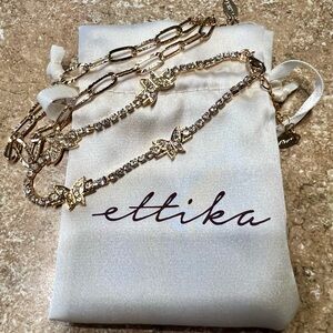 NWOT—Set of two Gold Ettika Anklets
